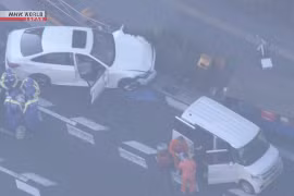 Tokyo: Bắt giữ kẻ trộm ô tô, lái xe gây tai nạn khiến 2 người thiệt mạng