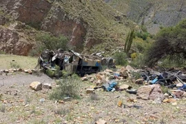 Xe buýt rơi xuống vực sâu gần 800m, ít nhất 31 người chết