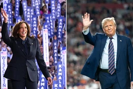 Hai ứng cử viên Kamala Harris-Donald Trump đua nước rút trước giờ G