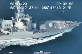 Iran công bố video UAV theo dõi nhóm tàu sân bay Mỹ ở Vịnh Ba Tư
