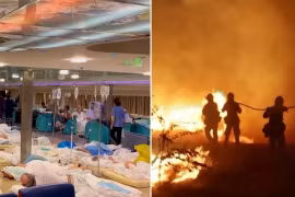 Hy Lạp: Bệnh viện phải sơ tán bệnh nhân do cháy rừng