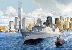 Chiến hạm làm từ thép Trung tâm Thương mại Thế giới