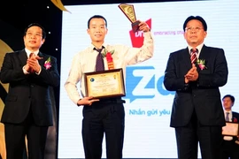 Ứng dụng nhắn tin miễn phí Zalo đoạt giải thưởng Sao Khuê 2013