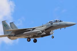 Tiêm kích F-15SA của Saudi Arabia rơi, toàn bộ tổ bay thiệt mạng