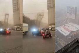 Biển quảng cáo khổng lồ bất ngờ rơi xuống, ít nhất 8 người thiệt mạng