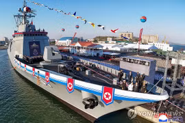 Xảy ra 'sự cố nghiêm trọng’ trong lễ hạ thủy tàu chiến 5.000 tấn của Triều Tiên