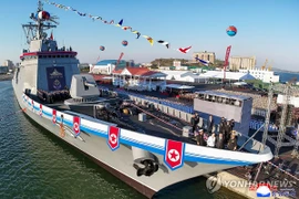 Xảy ra 'sự cố nghiêm trọng’ trong lễ hạ thủy tàu chiến 5.000 tấn của Triều Tiên
