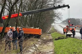 Nga xây dựng tuyến phòng thủ mới ở biên giới với Ukraine