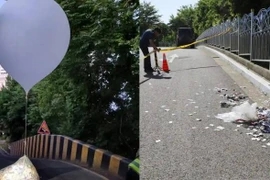 Triều Tiên thả bóng bay chứa rác sang Hàn Quốc ngày thứ 5 liên tiếp