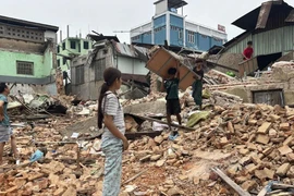 Lại xảy ra động đất mạnh 5,6 độ richter tại Myanmar