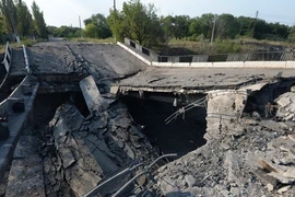 Ukraine: Lực lượng tự vệ đánh sập cầu, ngăn quân chính phủ