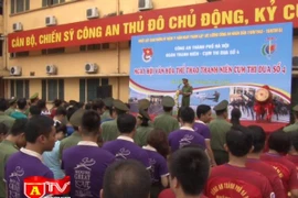 Khai mạc ngày hội văn hóa thể thao thanh niên CATP Hà Nội