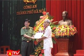 Gặp mặt các cán bộ sỹ quan hưu trí CATP Hà Nội