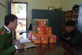 Bắt đối tượng tàng trữ 24 kg pháo trong phòng trọ