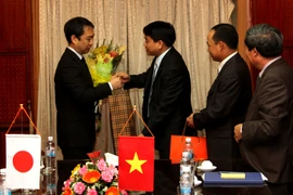 Giám đốc CATP Hà Nội thân mật tiếp Bí thư thứ hai Đại sứ quán Nhật Bản