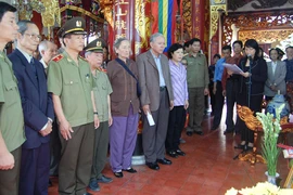 Tri ân những đóng góp, hy sinh của các thương binh, liệt sỹ