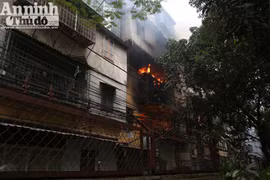 Cháy tại khu tập thể Viện Năng lượng (Đống Đa)