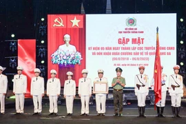 Cục Truyền thông Công an nhân dân đón nhận Huân chương Bảo vệ Tổ quốc hạng Ba