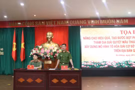 Tọa đàm với đại diện 1.591 đội viên hòa giải về công tác đảm bảo an ninh, trật tự tại cơ sở