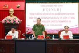 Bộ Công an và Thành ủy Hà Nội khen thưởng chiến công đặc biệt xuất sắc của Công an Thủ đô