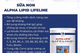 Sữa non Alpha lipid giải pháp hỗ trợ tăng cường sức khỏe toàn diện