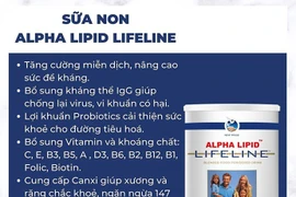 Sữa non Alpha lipid giải pháp hỗ trợ tăng cường sức khỏe toàn diện