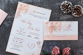 Địa chỉ in thiệp cưới đẹp, giá phải chăng, chất lượng tại Hà Nội