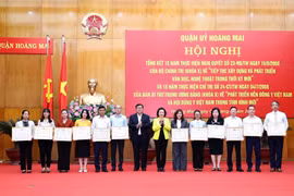 Giữ "chất" văn hoá trong mỗi người dân Hoàng Mai 