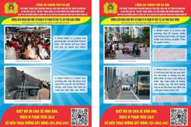 0243.942.4451 - Số điện thoại 'nóng' Công an Hà Nội chuyên tiếp nhận, xử lý vi phạm pháp luật về trật tự giao thông 