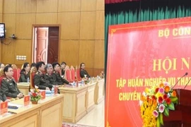 Tập huấn nghiệp vụ thanh tra CAND 