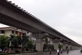 Dự án đường sắt đô thị Cát Linh – Hà Đông khó hoàn thành vào năm 2015