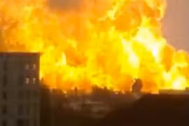 Cháy lớn tại nhà máy hóa dầu ở Sơn Đông, Trung Quốc