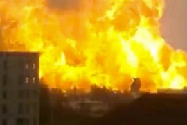 Cháy lớn tại nhà máy hóa dầu ở Sơn Đông, Trung Quốc