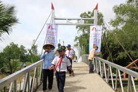 Sóc Trăng: Đưa vào sử dụng cây cầu thứ 10 do Tân Hiệp Phát tài trợ
