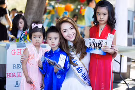 Hoa hậu gốc Việt Jennifer Chung tổ chức Trung thu cho trẻ em TP. San Jose