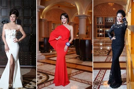 Thí sinh Hoa hậu Đại dương lộng lẫy trong trang phục dạ hội