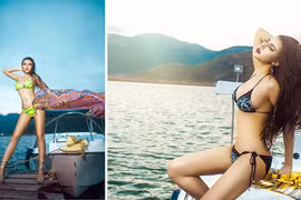 Siêu mẫu phong cách Jenny Nguyễn quyến rũ với bikini