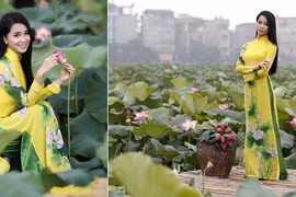 Miss U-League Nguyễn Thảo Anh duyên dáng cùng Quốc hoa