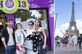 Oanh Yến, Kỳ Hân, Đinh Minh Quân hội ngộ Jennifer Chung tại Paris