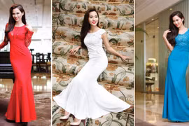 Siêu mẫu Kim Cương “hút hồn” với đầm dạ hội