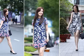 Hoa hậu Trúc Diễm “bay bổng” xuống phố