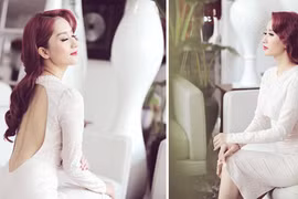 Khánh Thi khoe lưng trần nuột nà gợi cảm