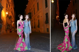 Quách An An “đọ sắc” cùng tân Hoa hậu châu Á tại Mỹ Jennifer Chung