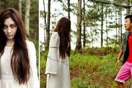 Hoa hậu Đặng Thu Thảo hoá thân ma nữ ghê rợn