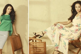 Sau “sự cố giàn khoan”, Phan Thu Phương lần đầu làm mẫu