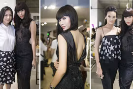 Trang “lạ” khoe dáng “đồng hồ cát” với đầm đen gợi cảm