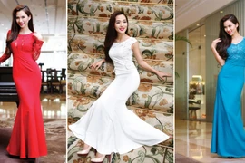 Siêu mẫu Kim Cương “hút hồn” với đầm dạ hội