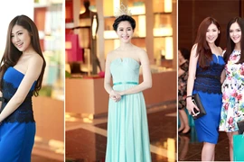 Top 3 Hoa hậu Việt Nam 2012 hội ngộ tại Hà Nội