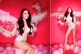 Khánh My khoe dáng nuột nà với nội y