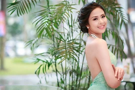 Hoa hậu Ngọc Hân "kín trước hở sau" cực gợi cảm